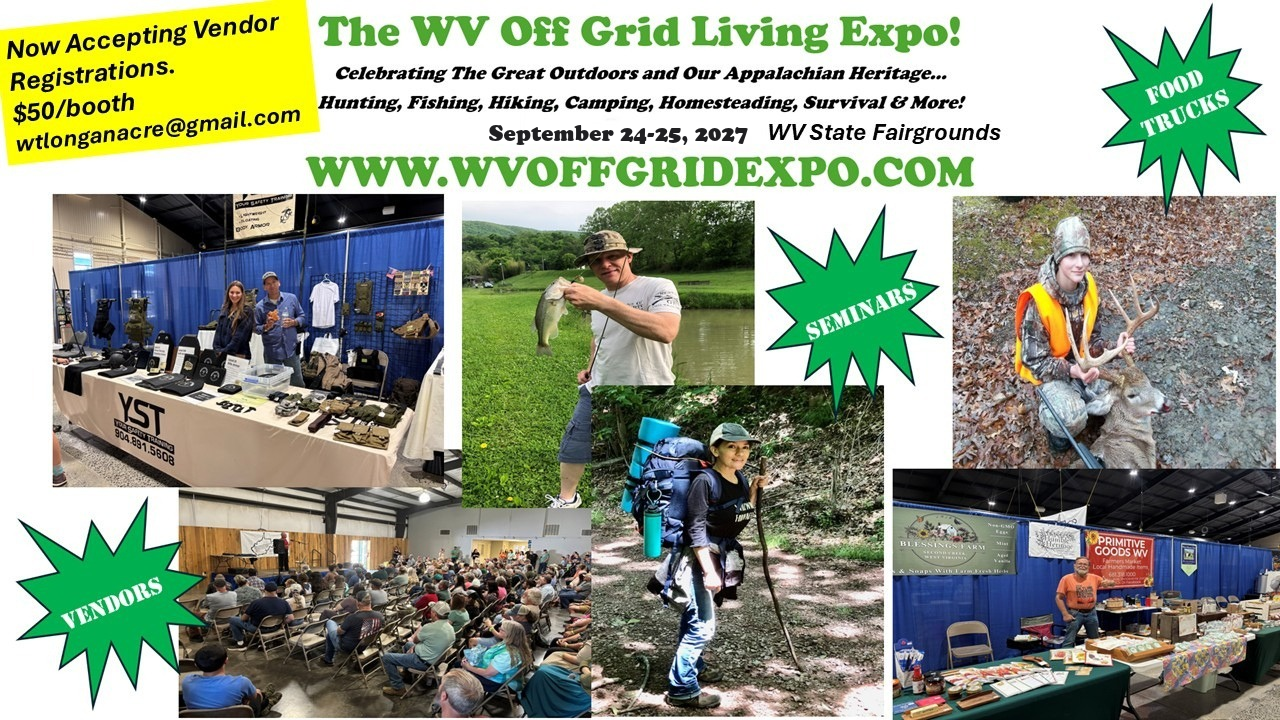 The WV Off Grid Living Expo!